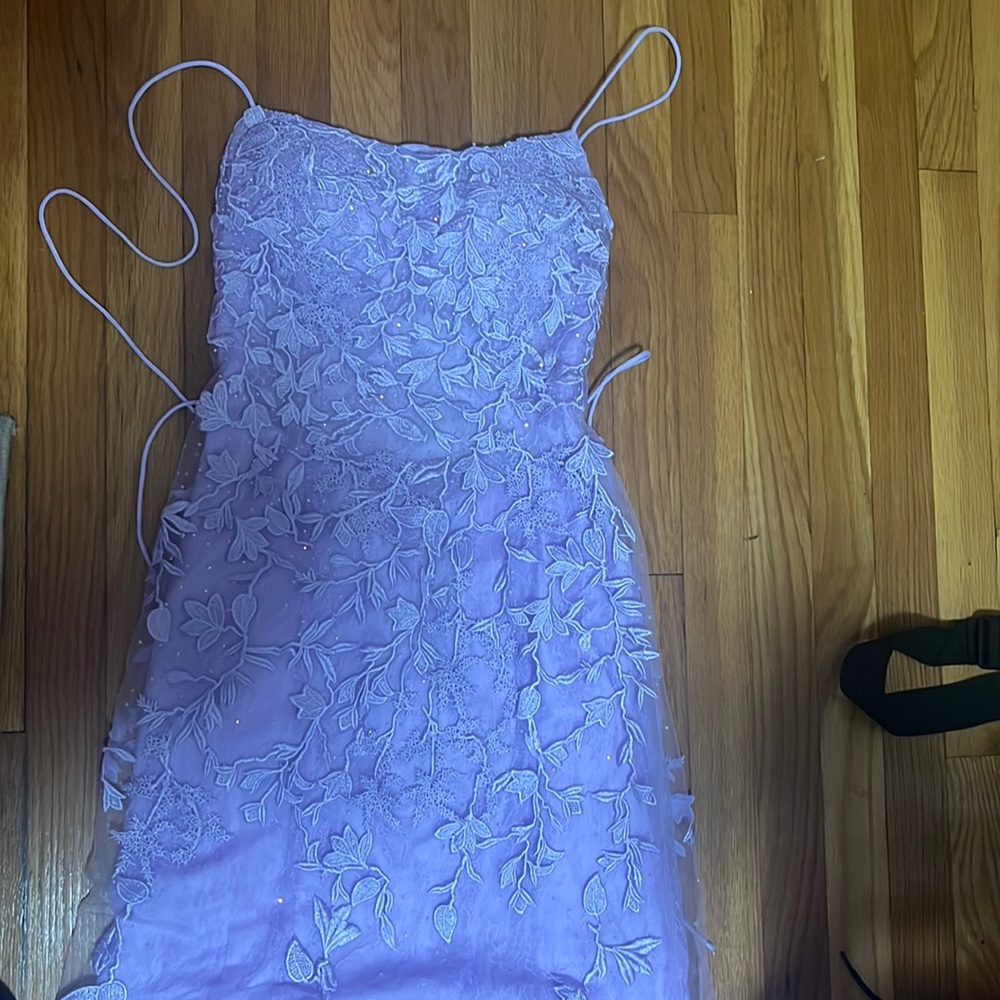 Absolutely stunning brand new lavender prom dress. Never worn!!